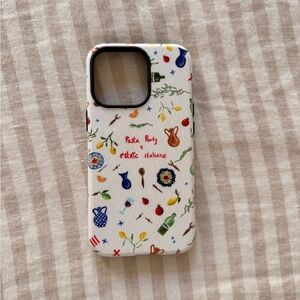 Patterned Phone Case - White